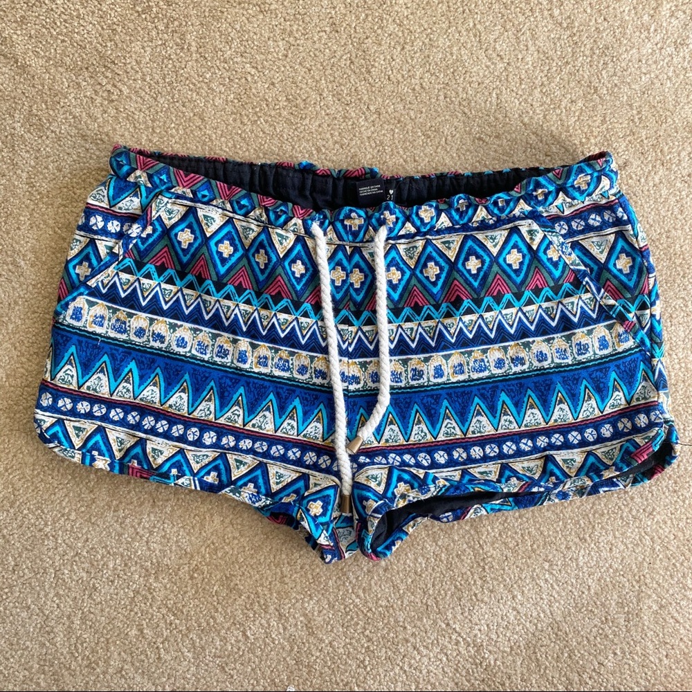 F21 Patterned Shorts